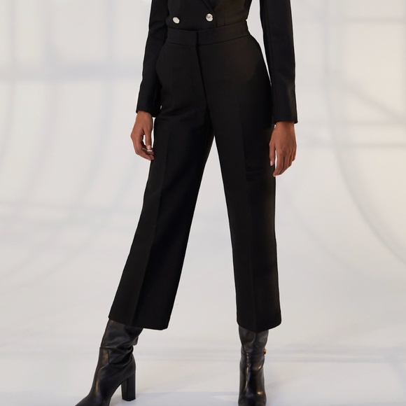 **$5 SALE**Aritzia 1-01 Babaton Wool Cashmere Griffith Straight Leg Cropped Pant - Picture 1 of 7